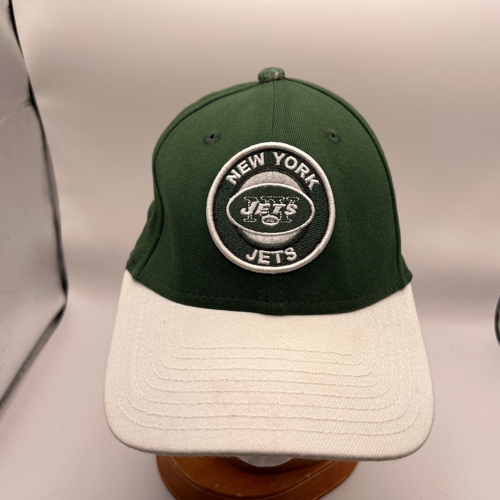 New Era New York Jets Hat Green White Two Tone Embroidered Logo Baseball Cap